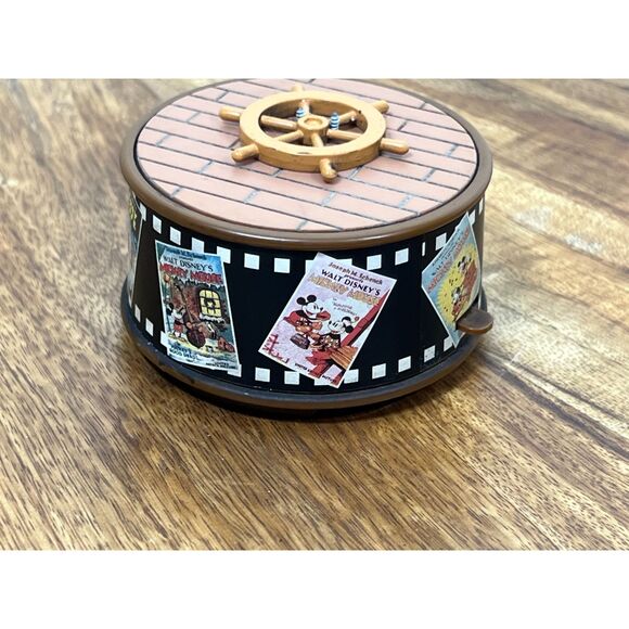 Disney Mickey Mouse Steamboat Willie Mini Action Musical Figurine - Picture 5 of 6